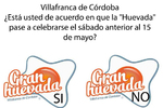 Villafranca de Córdoba convoca el referéndum de la Huevada. ... Imagen 1