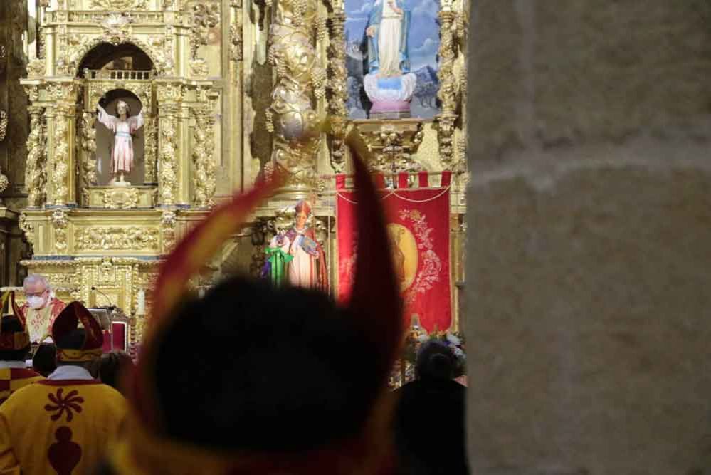 Emotiva celebración de San Blas en Albalate de Zorita (Guadalajara)