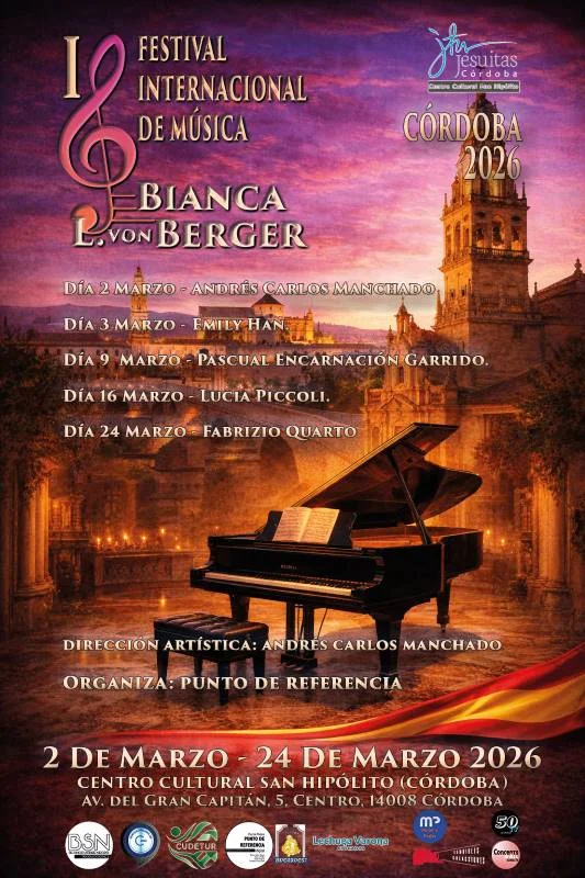 Cartel Festival Internacinal de Música Bianca L. Von Berger