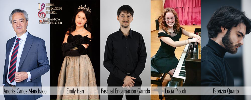 Interpretes del I Festival Internacional de Música Bianca L. Von Berger