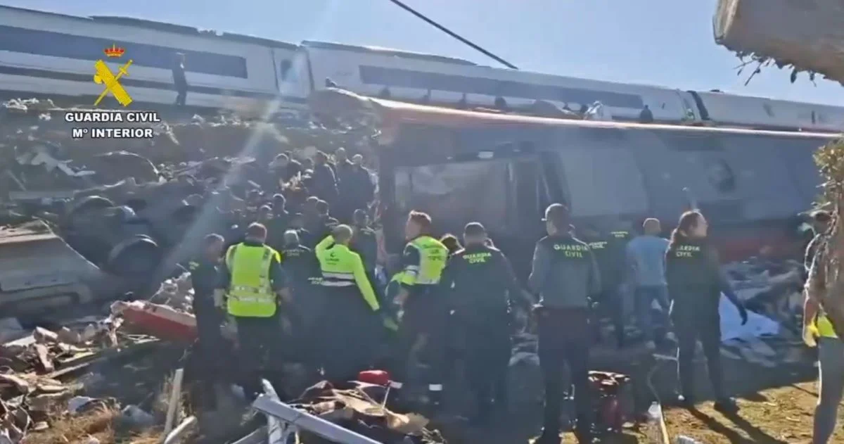 Captura Accidente Tren Urda por la GC