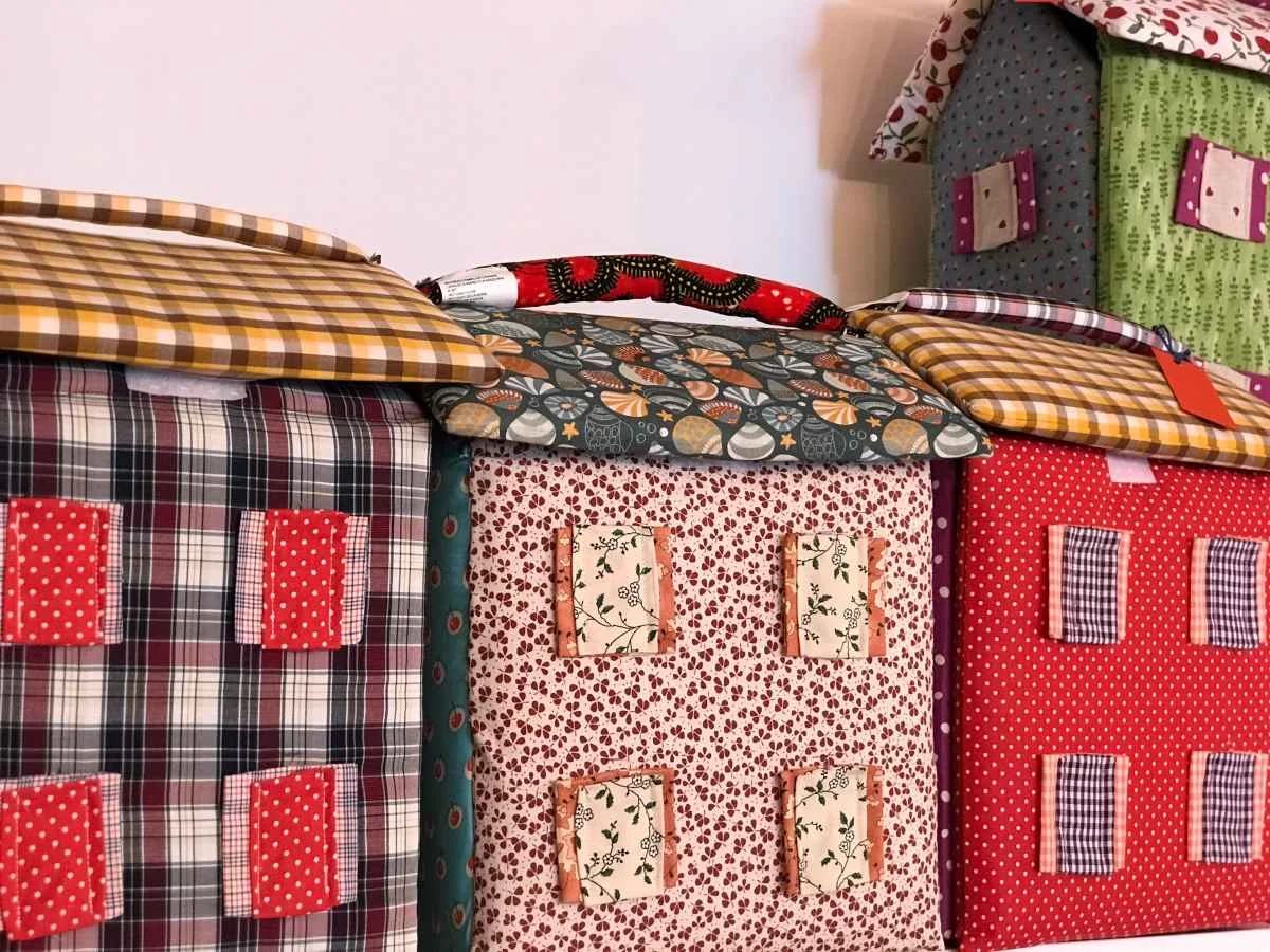 Casas de tela Zapatelas