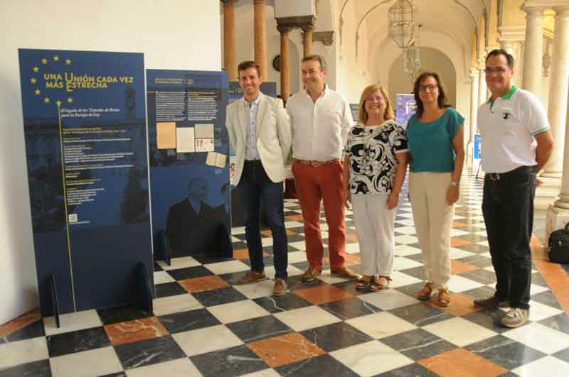 La Diputación acoge una exposición sobre los 60 años de los Tratados de Roma, que dieron origen a la actual Unión Europea