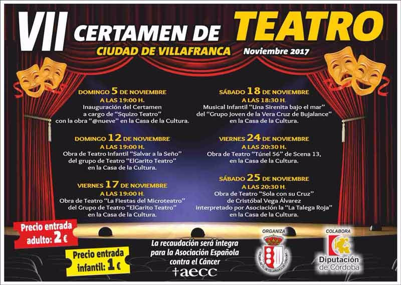 VII Certamen de Teatro Villafranca de Córdoba