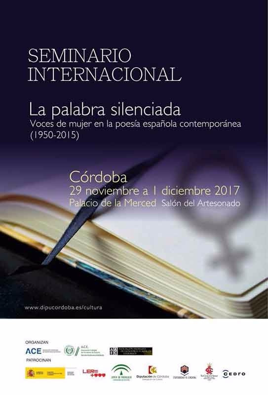 ACE organiza un seminario dedicado a la poesía española escrita por mujeres