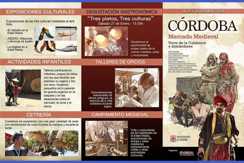El Mercado Medieval de Córdoba de 2018 abre este viernes con 150 expositores y actividades de animación para todos los públicos