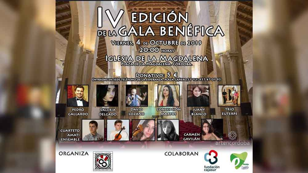 Llega la IV Gala Benéfica de “Córdoba Solo hay Una” a beneficio del Teléfono de la Esperanza (incluye entrevista video)