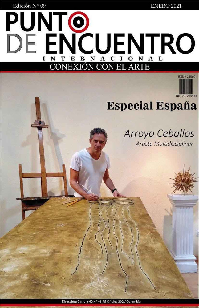 Dos cordobeses entre los diez artistas españoles que incluye la revista colombiana “Punto de Encuentro” en su especial de enero dedicado al Arte Español