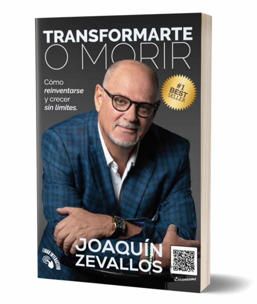 Joaquín Zevallos y su libro 'Transformarte o morir' alcanzan el primer puesto en ventas en Latinoamérica y España antes de su lanzamiento oficial