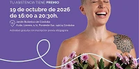 Cartel Día Internacional del Cancer de Mama en Córdoba