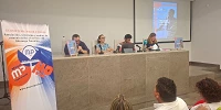 Presentación MP Magazine. Jose Manuel Rosario, Sara PInzi, Maria Piña, M Angeles Mellado. 
