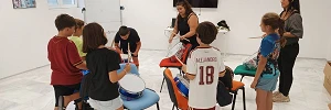 Primeras clases en la Escuela Municipal del Carnaval