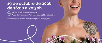 Cartel Día Internacional del Cancer de Mama en Córdoba