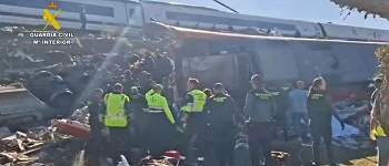 Captura Accidente Tren Urda por la GC