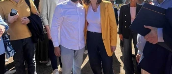 Dos personas ante la camara. Kevin Ulerio y Miriam González