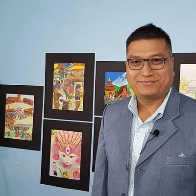 Luz de Katmandú: Arte y la misión de Ajay Deshar