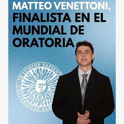 Matteo Venettoni. Finalista Mundial de Oratoria.