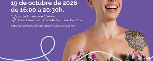 Cartel Día Internacional del Cancer de Mama en Córdoba