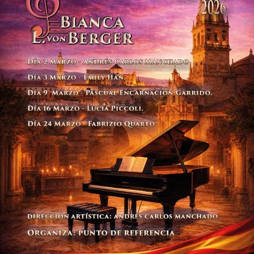 Cartel Festival Internacinal de Música Bianca L. Von Berger