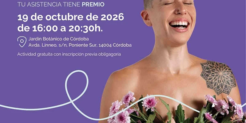 Cartel Día Internacional del Cancer de Mama en Córdoba