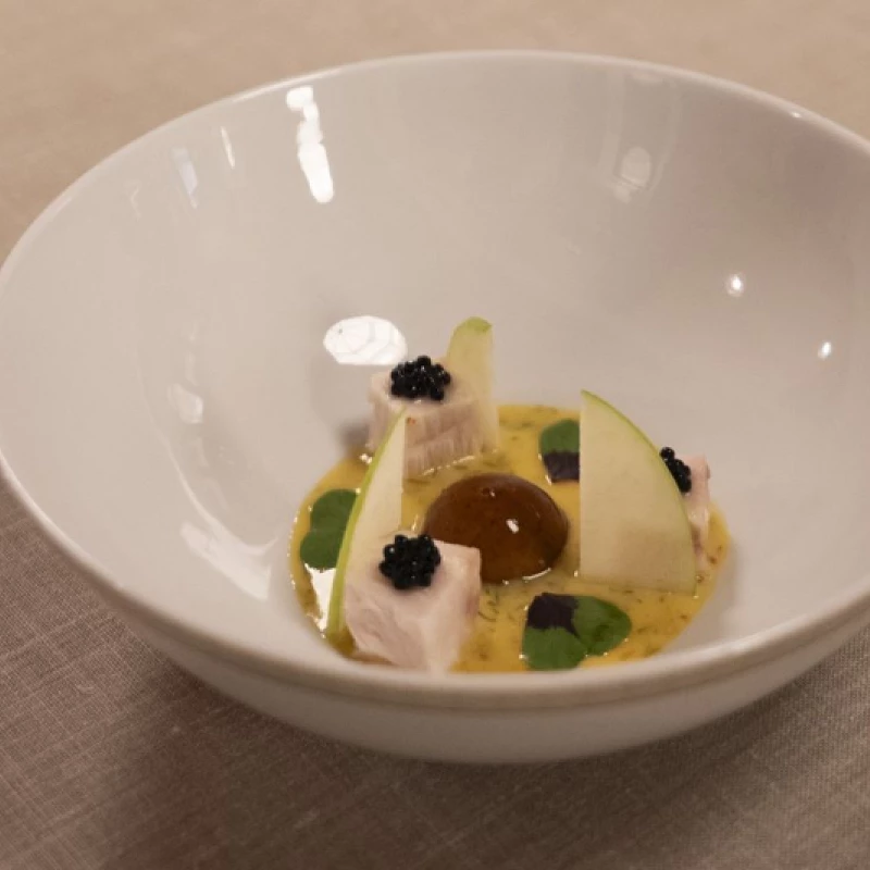 Menu Degustación Esturión Ahumado